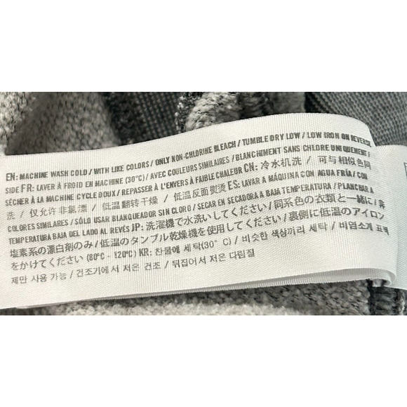 Abercrombie & Fitch Y2K Sweatshirt Womens Medium Gray Raised Logo New York - Picture 10 of 11